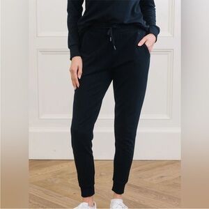 Cozy Earth Women’s Brushed Bamboo Jogger Pants Black Size XXL